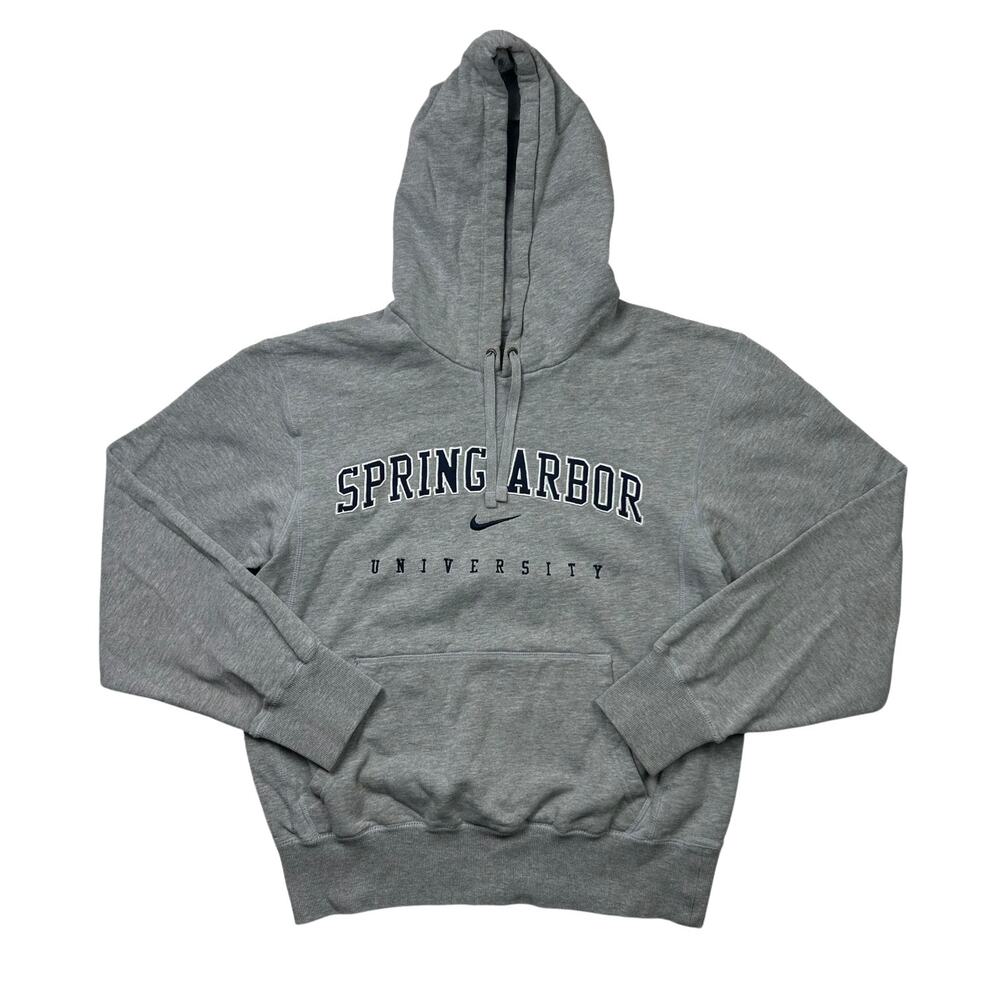 Vintage Nike Center Logo Spring Arbor University Hoodie